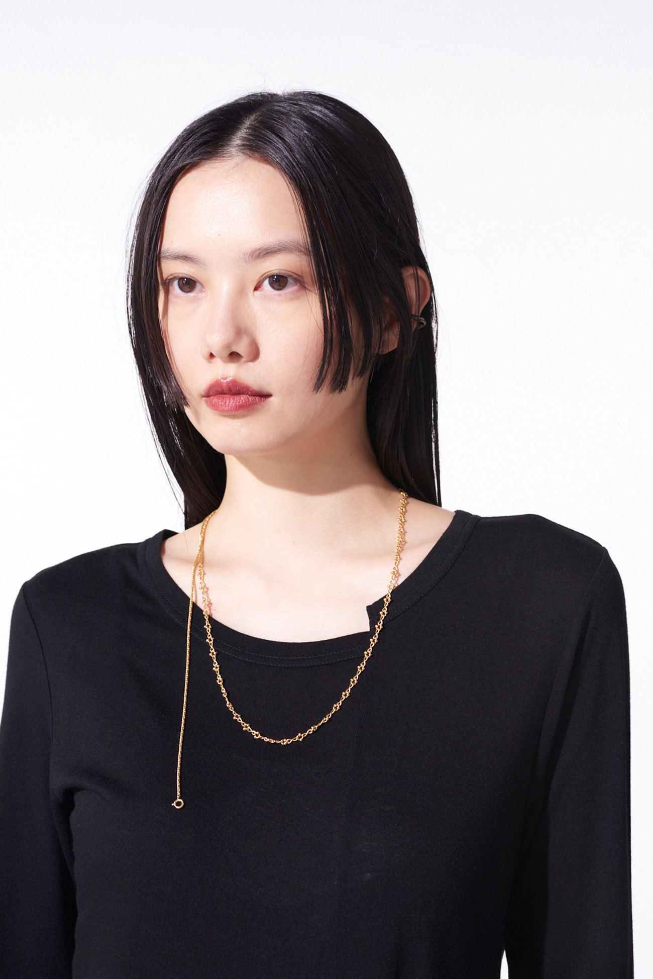 BRASS COMBINATION CHAIN NECKLACE