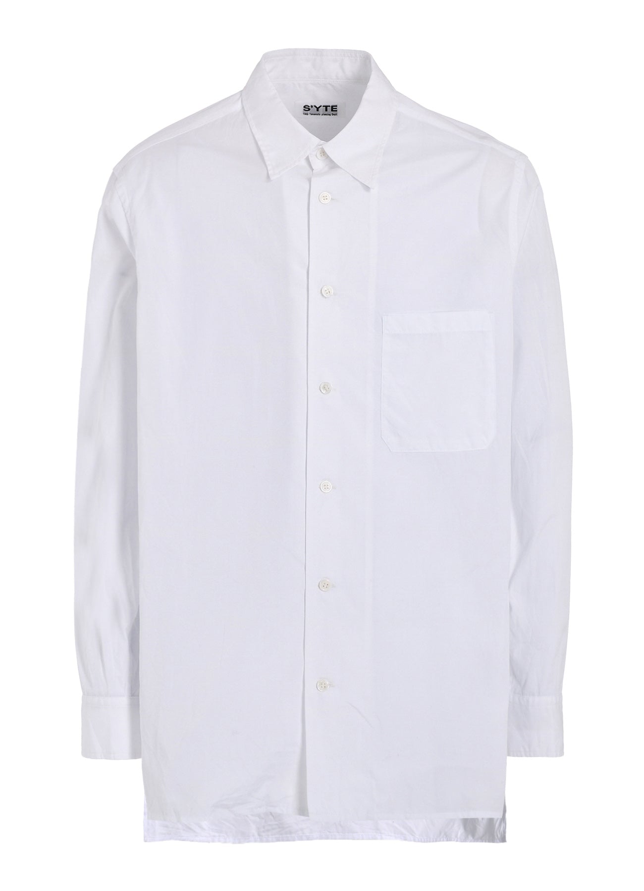 COTTON BROAD LOOSE-FIT REGULAR COLLAR SHIRT