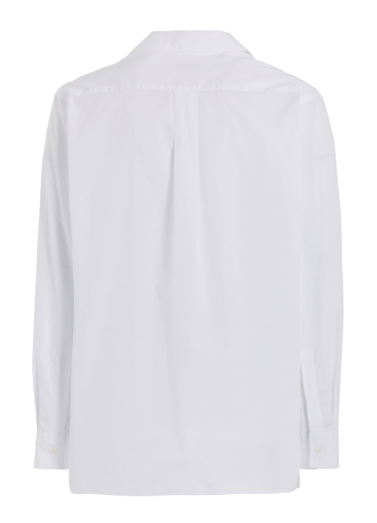 COTTON BROAD LOOSE-FIT OPEN COLLAR SHIRT