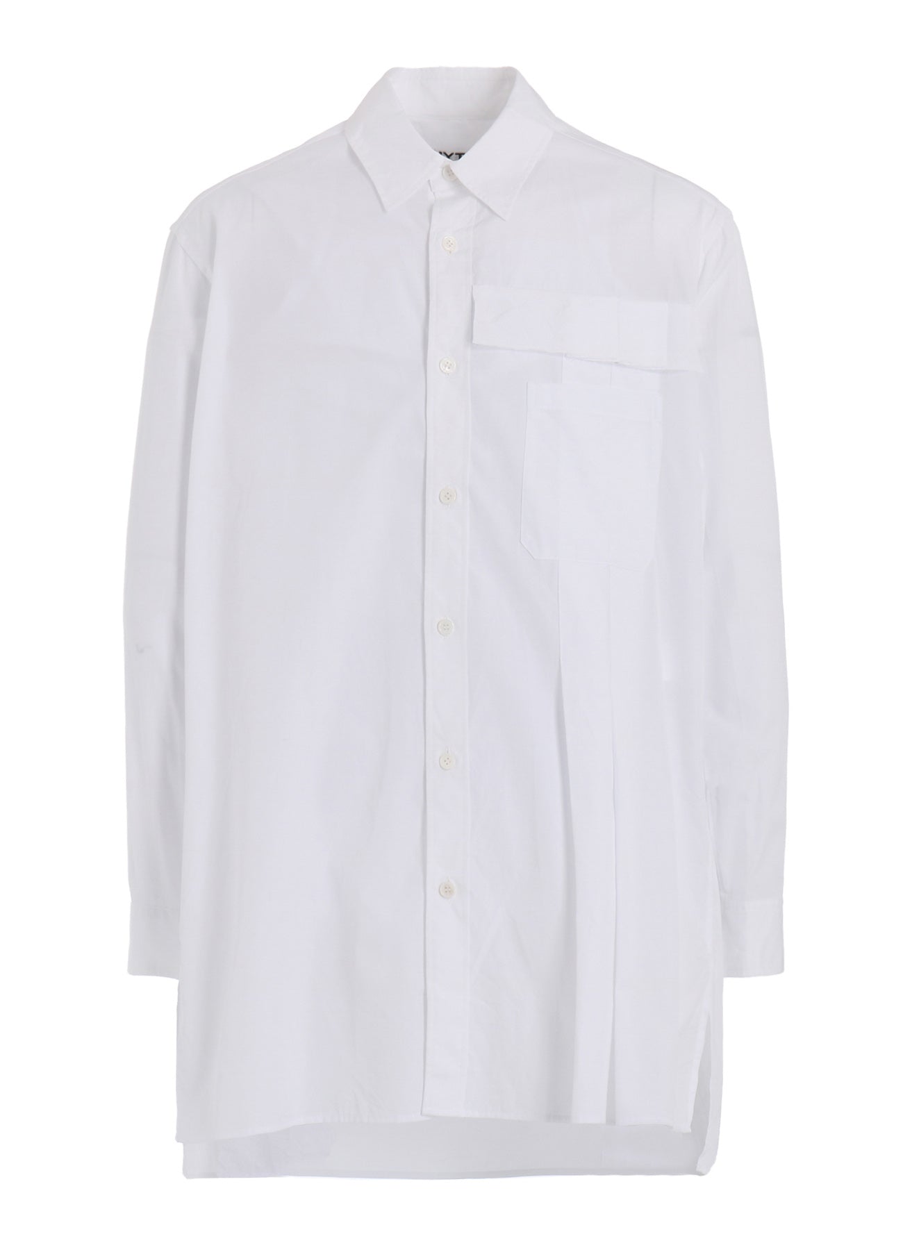 COTTON BROAD PLEATED SHIRT