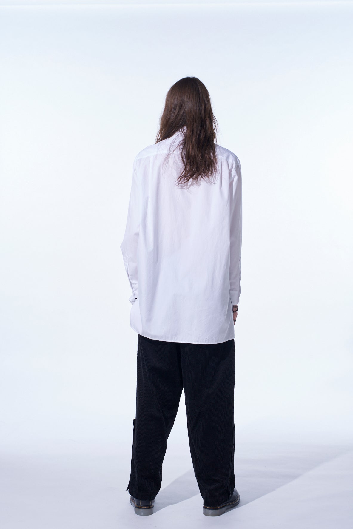 COTTON BROAD PLEATED SHIRT