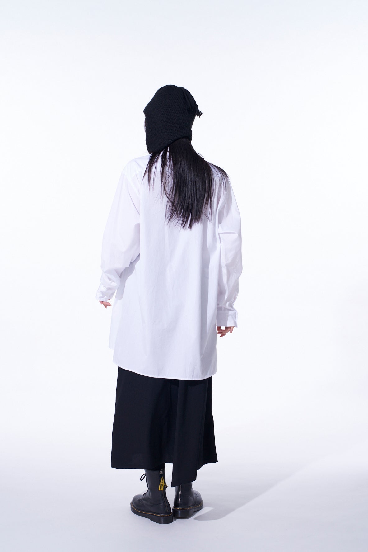 COTTON BROAD PLEATED SHIRT