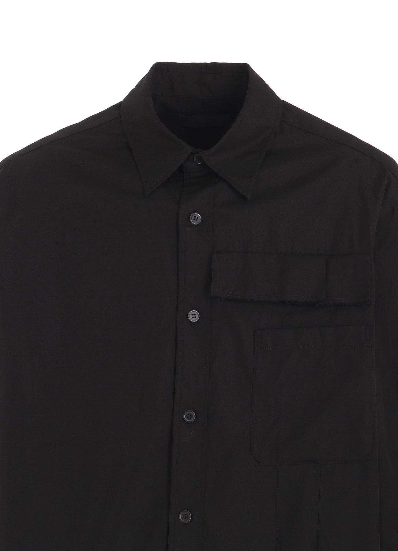 COTTON BROAD PLEATED SHIRT