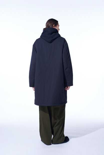 WATER-REPELLENT STRETCH TAFFETA PUFFER COAT