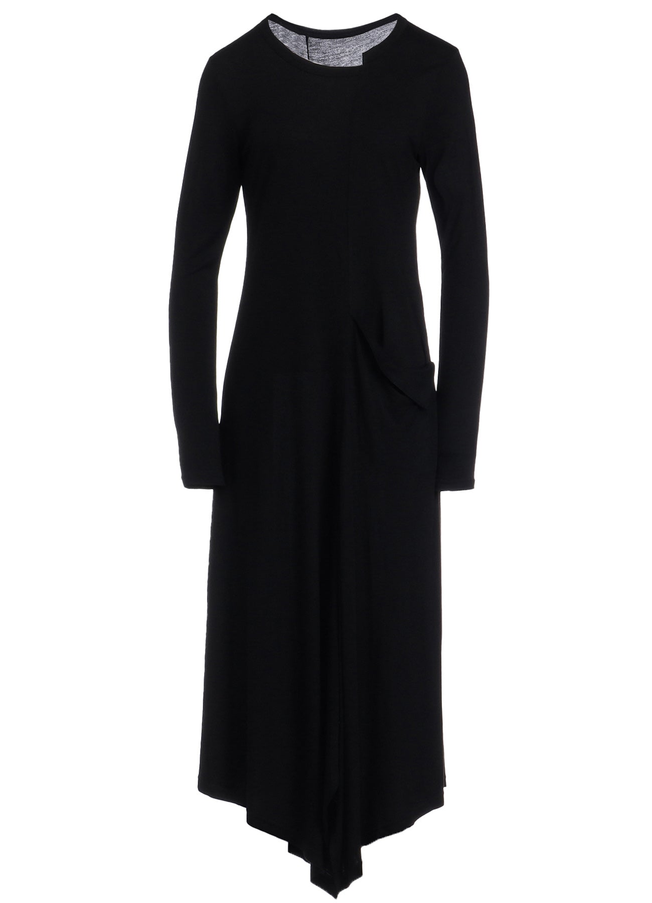 RAYON JERSEY ASYMMETRICAL DRESS