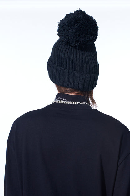 POM-POM KNIT CAP