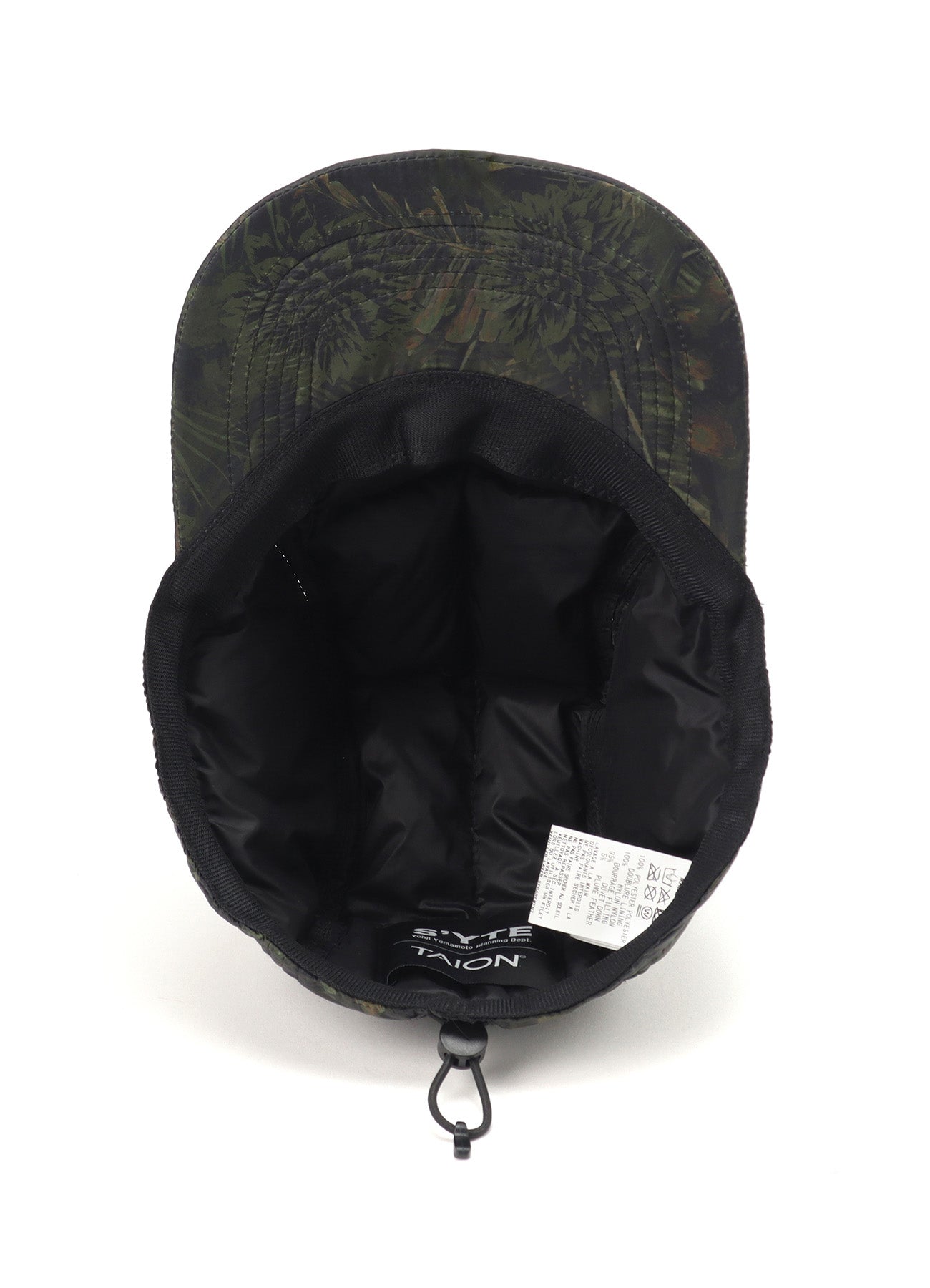 【12/5 12:00 Release】【S'YTE X TAION】DAHLIA CAMOUFLAGE QUILTED DOWN JET CAP