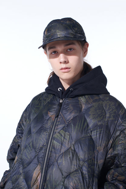 【12/5 12:00 Release】【S'YTE X TAION】DAHLIA CAMOUFLAGE QUILTED DOWN JET CAP