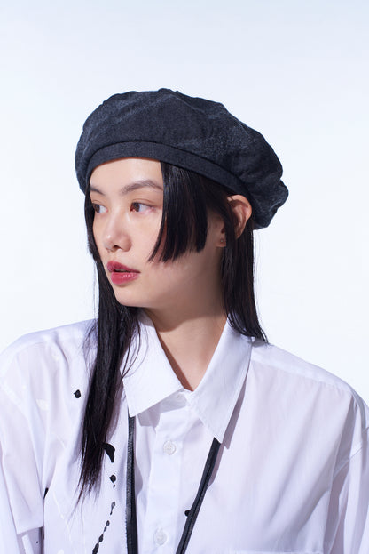 FULLING FINISHED SHADOW CHECK BERET