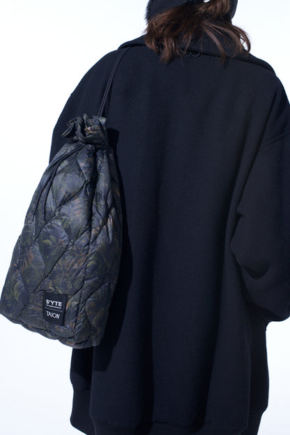 【S'YTE X TAION】DAHLIA CAMOUFLAGE QUILTED DOWN 2WAY MINI BONSACK