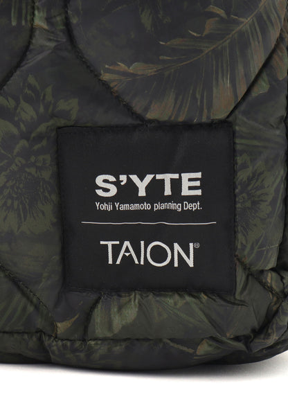 【S'YTE X TAION】DAHLIA CAMOUFLAGE QUILTED DOWN 2WAY MINI BONSACK