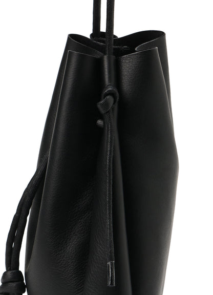 CONCHO DRAWSTRING LEATHER SHOULDER BAG