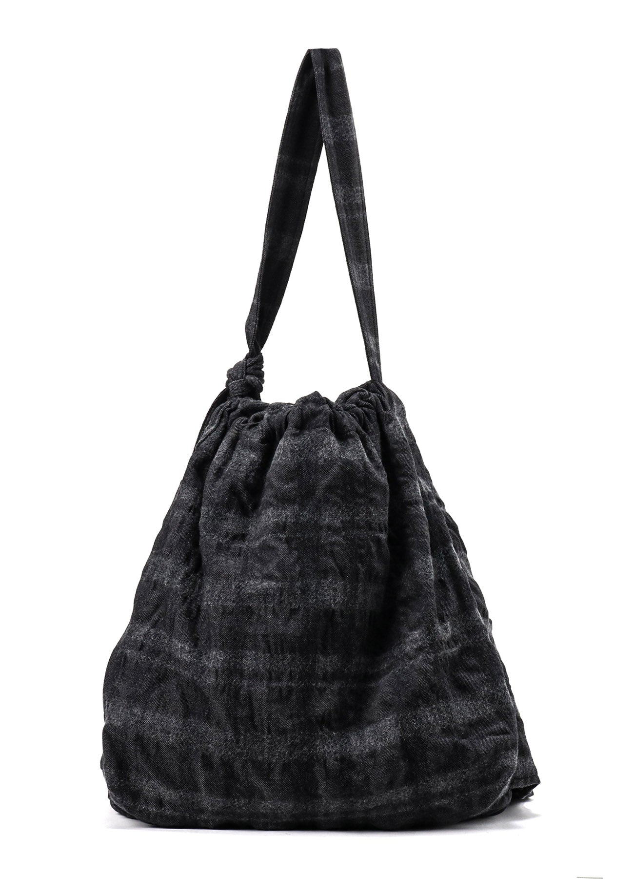 FULLING FINISHED SHADOW CHECK SHOULDER BAG