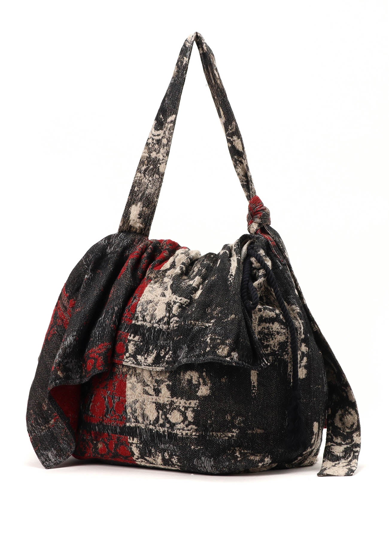 FLORAL JACQUARD SHOULDER BAG