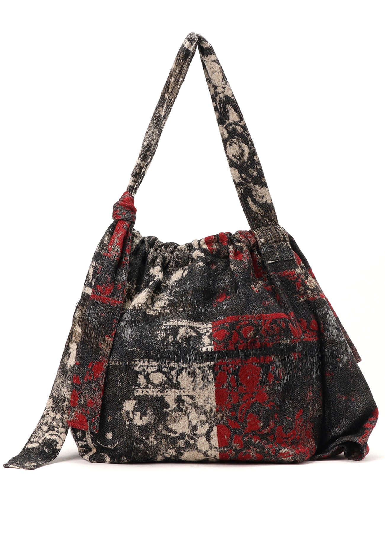 FLORAL JACQUARD SHOULDER BAG