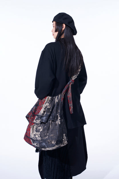 FLORAL JACQUARD SHOULDER BAG