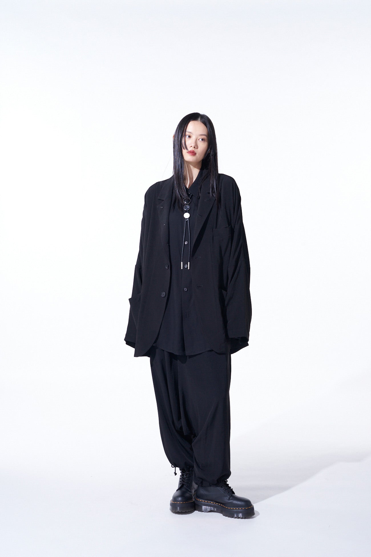 CREPE de CHINE RAGLAN SLEEVE JACKET