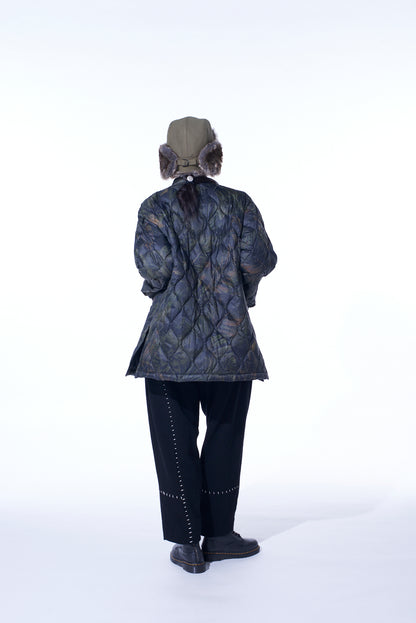 【12/5 12:00 Release】【S'YTE X TAION】DAHLIA CAMOUFLAGE QUILTED DOWN CHINA JACKET