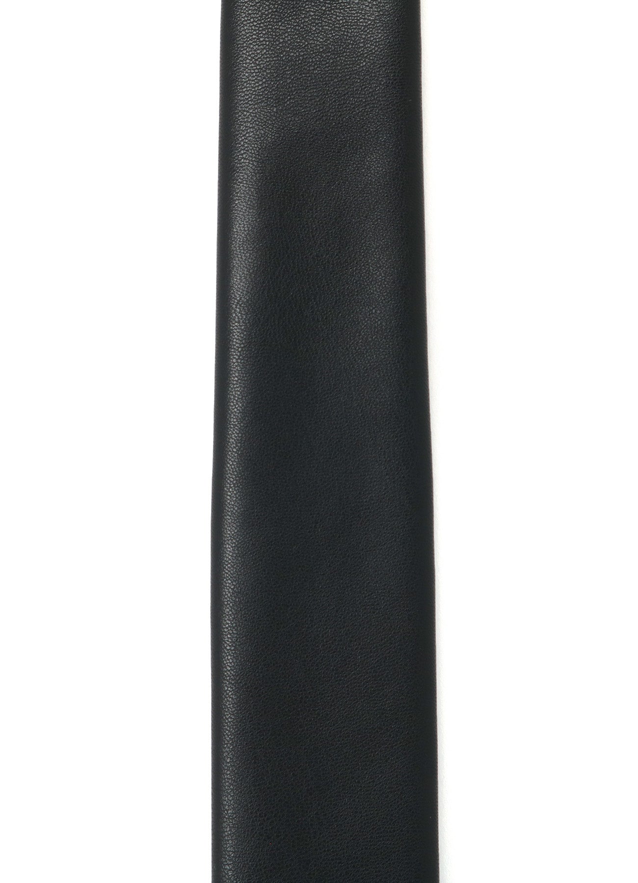 SYNTHETIC LEATHER NARROW SQUARE TIE