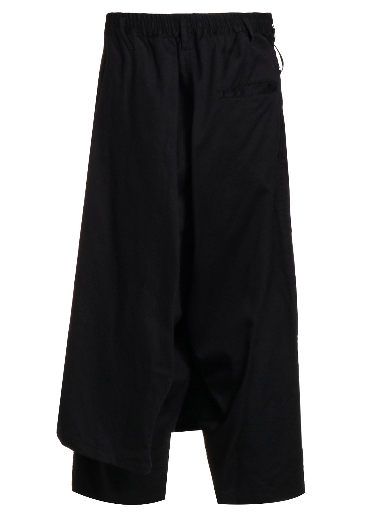 COTTON TWILL WRAP PANTS