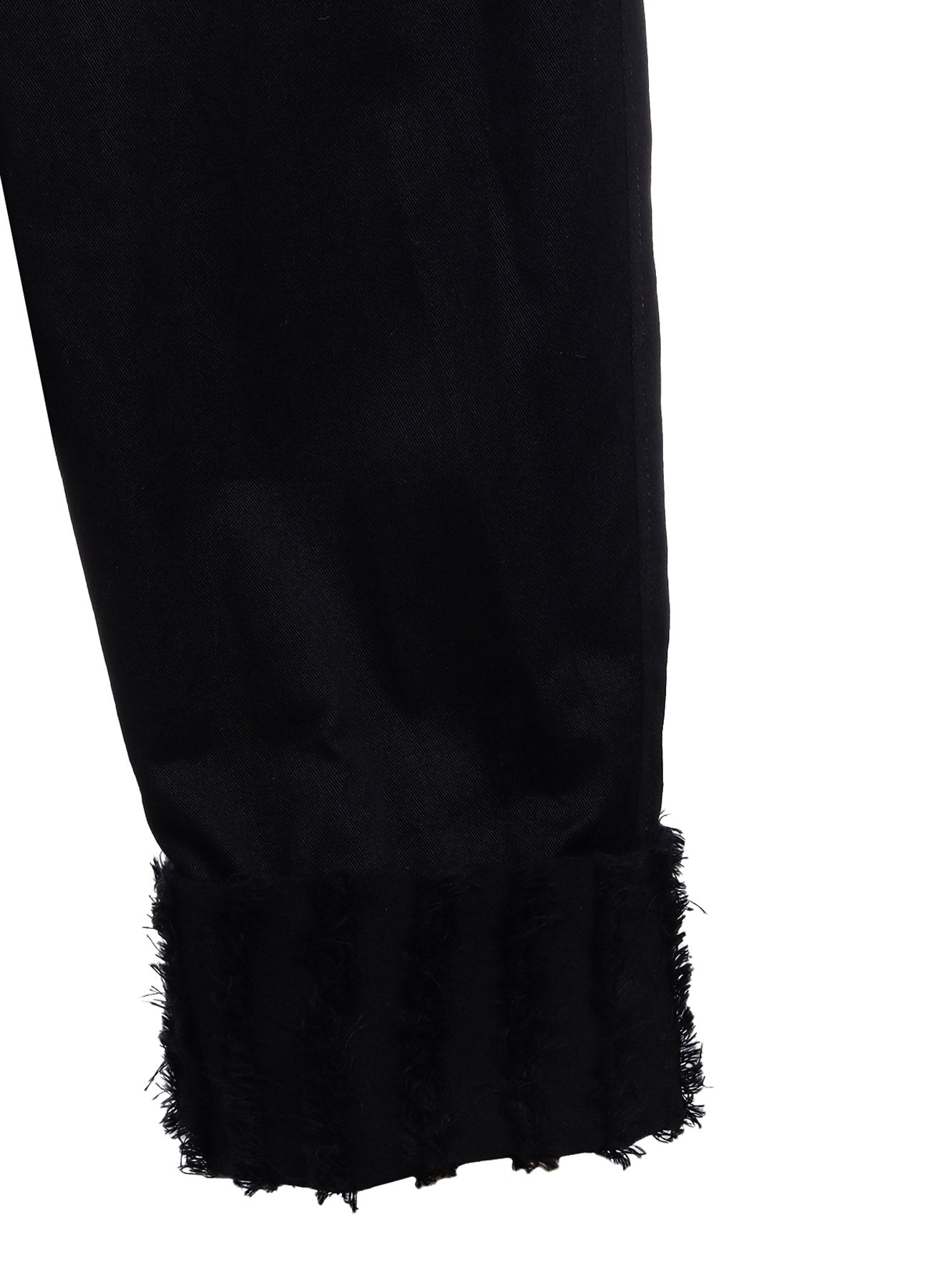 JACQUARD FRINGE STRIPE WIDE PANTS