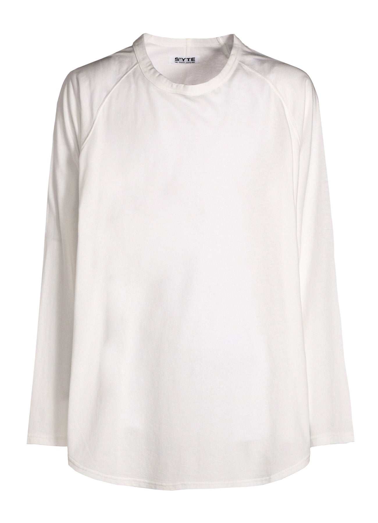 SOFT JERSEY BACK CENTER STITCH OVERSIZED RAGLAN SLEEVE T-SHIRT