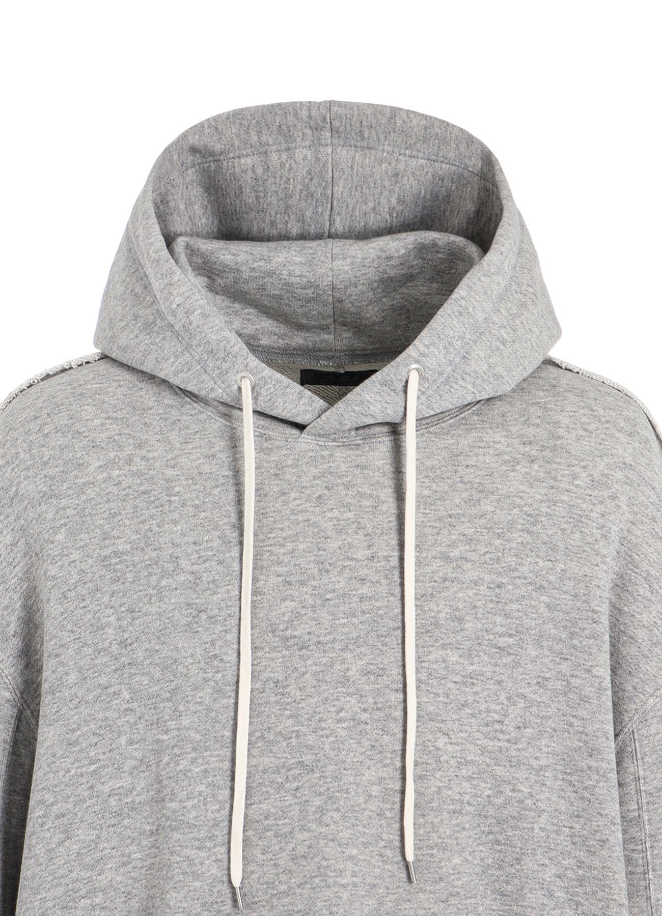 FRENCH TERRY SIDE ZIP HOODIE