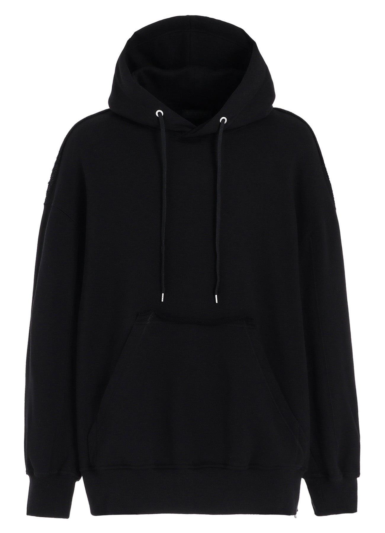 FRENCH TERRY SIDE ZIP HOODIE