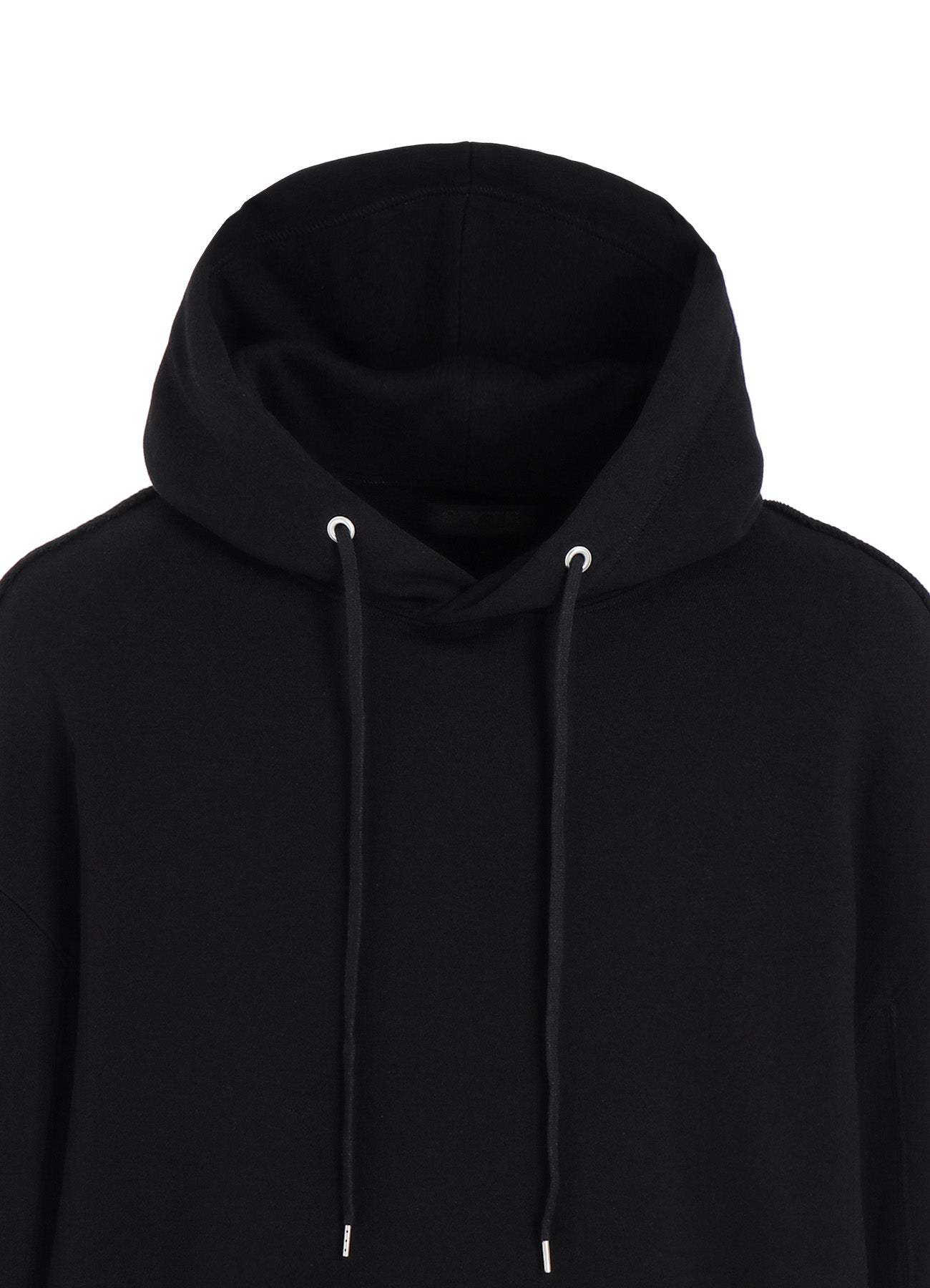 FRENCH TERRY SIDE ZIP HOODIE