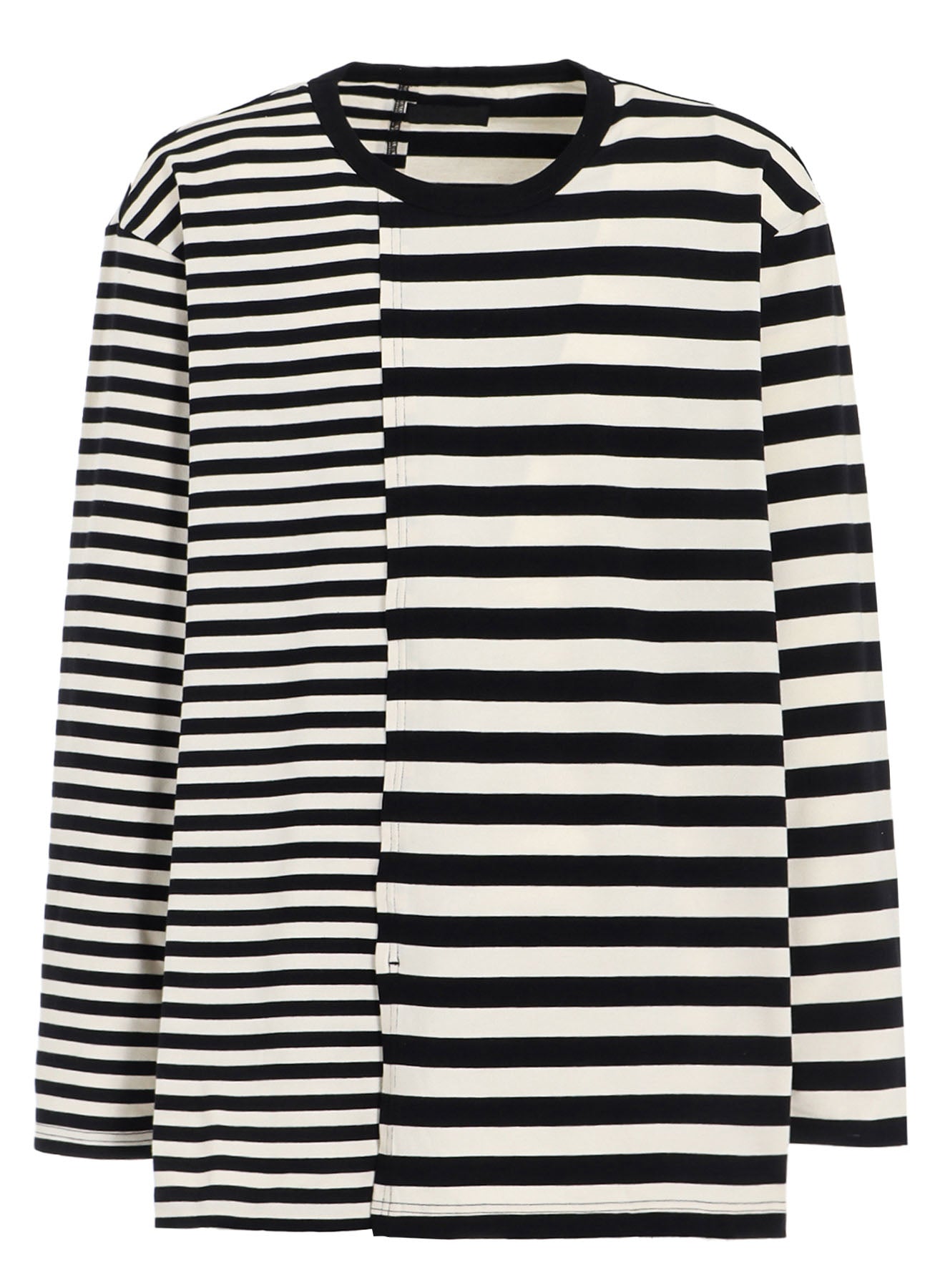 THIN STRIPE + THICK STRIPE SHIFTING LONG SLEEVE T-SHIRT