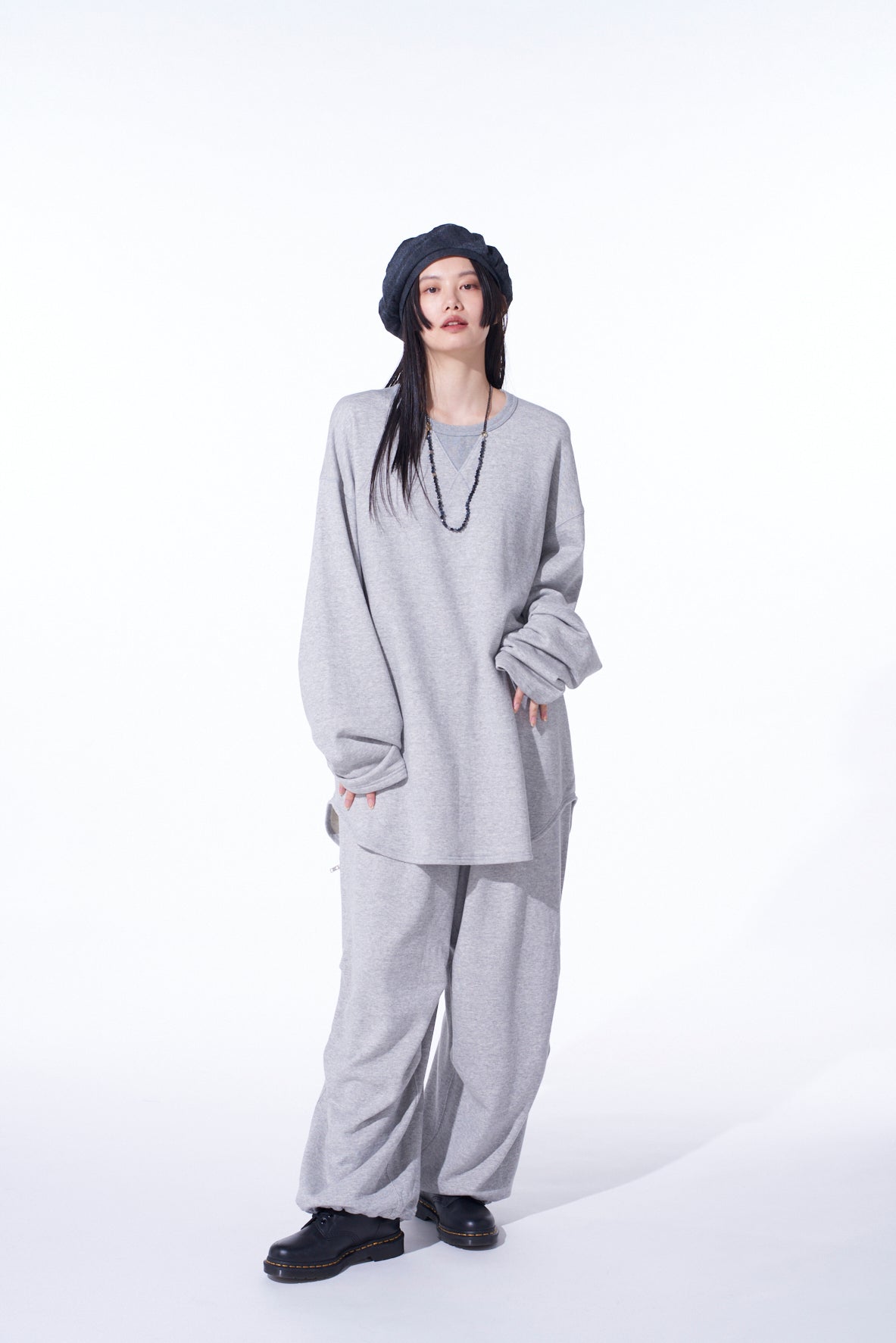 FRENCH TERRY OVERSIZED PULLOVER