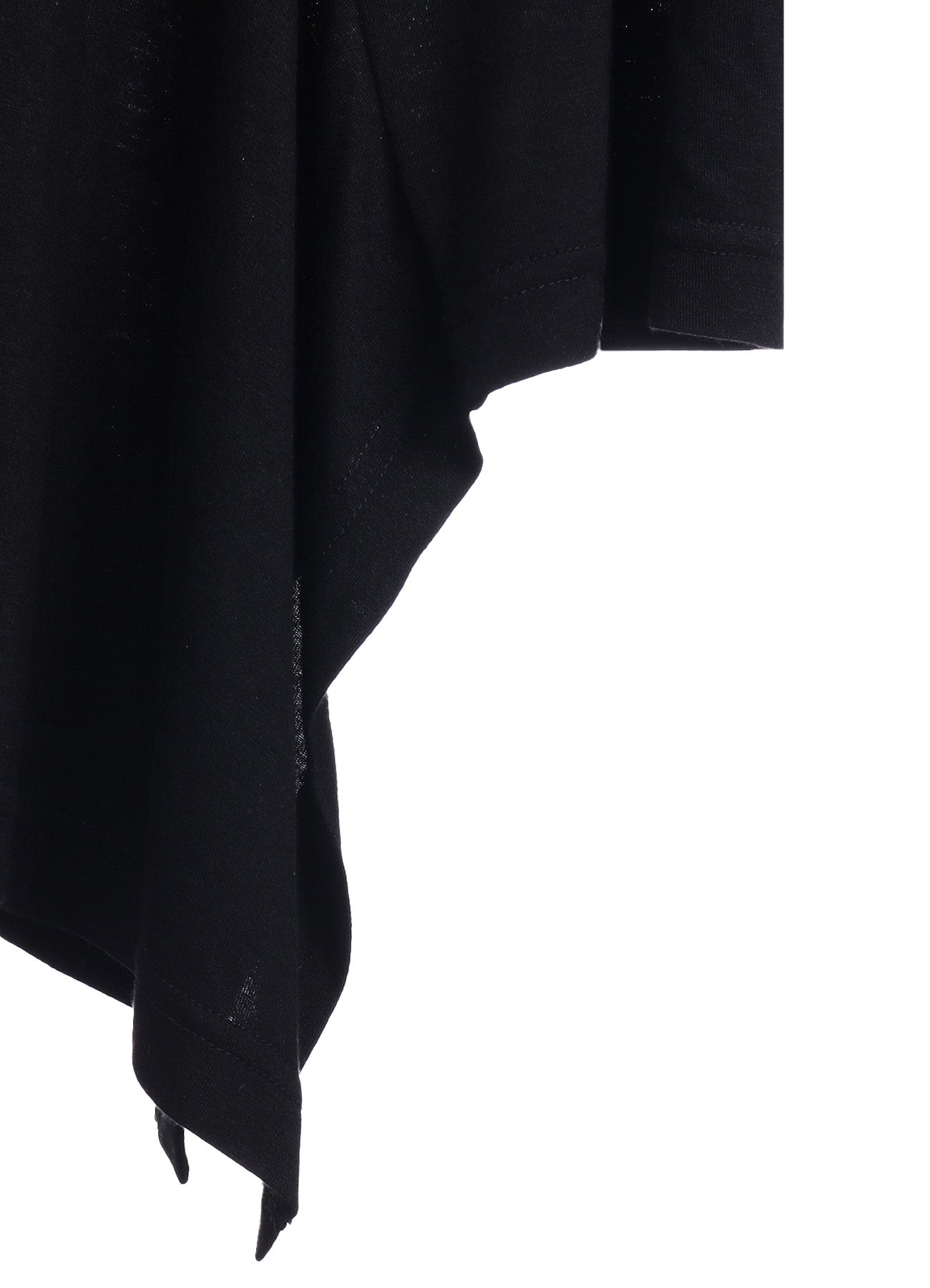 RAYON JERSEY DECONSTRUCTED ASYMMETRICAL LONG-SLEEVED T-SHIRTS