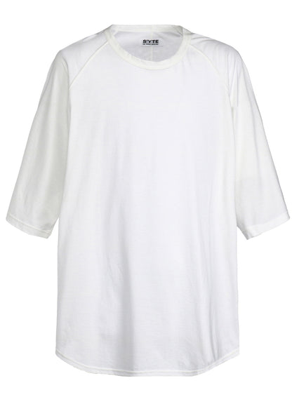 SOFT JERSEY BACK CENTER STITCH OVERSIZED RAGLAN SLEEVE T-SHIRT
