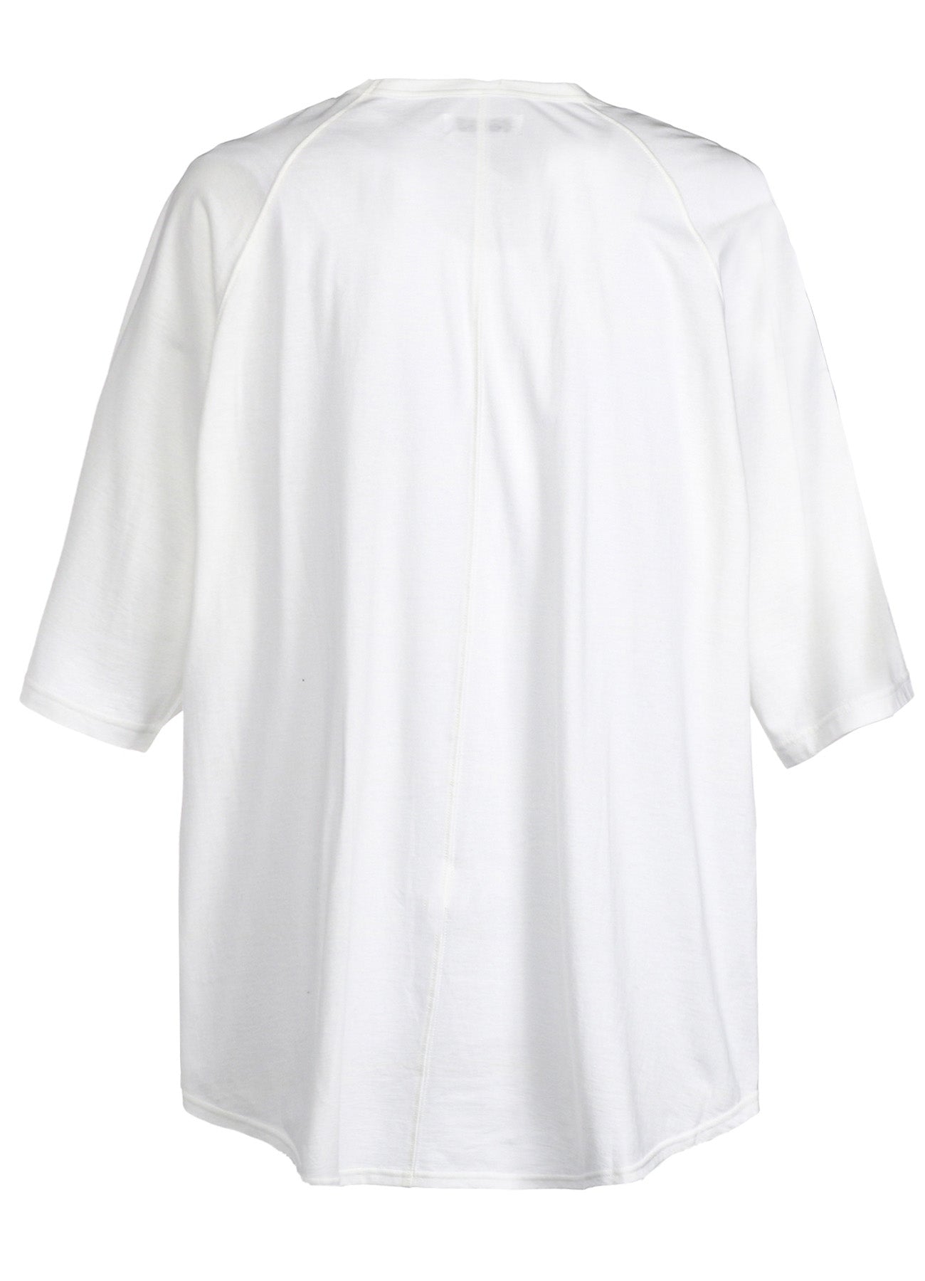 SOFT JERSEY BACK CENTER STITCH OVERSIZED RAGLAN SLEEVE T-SHIRT
