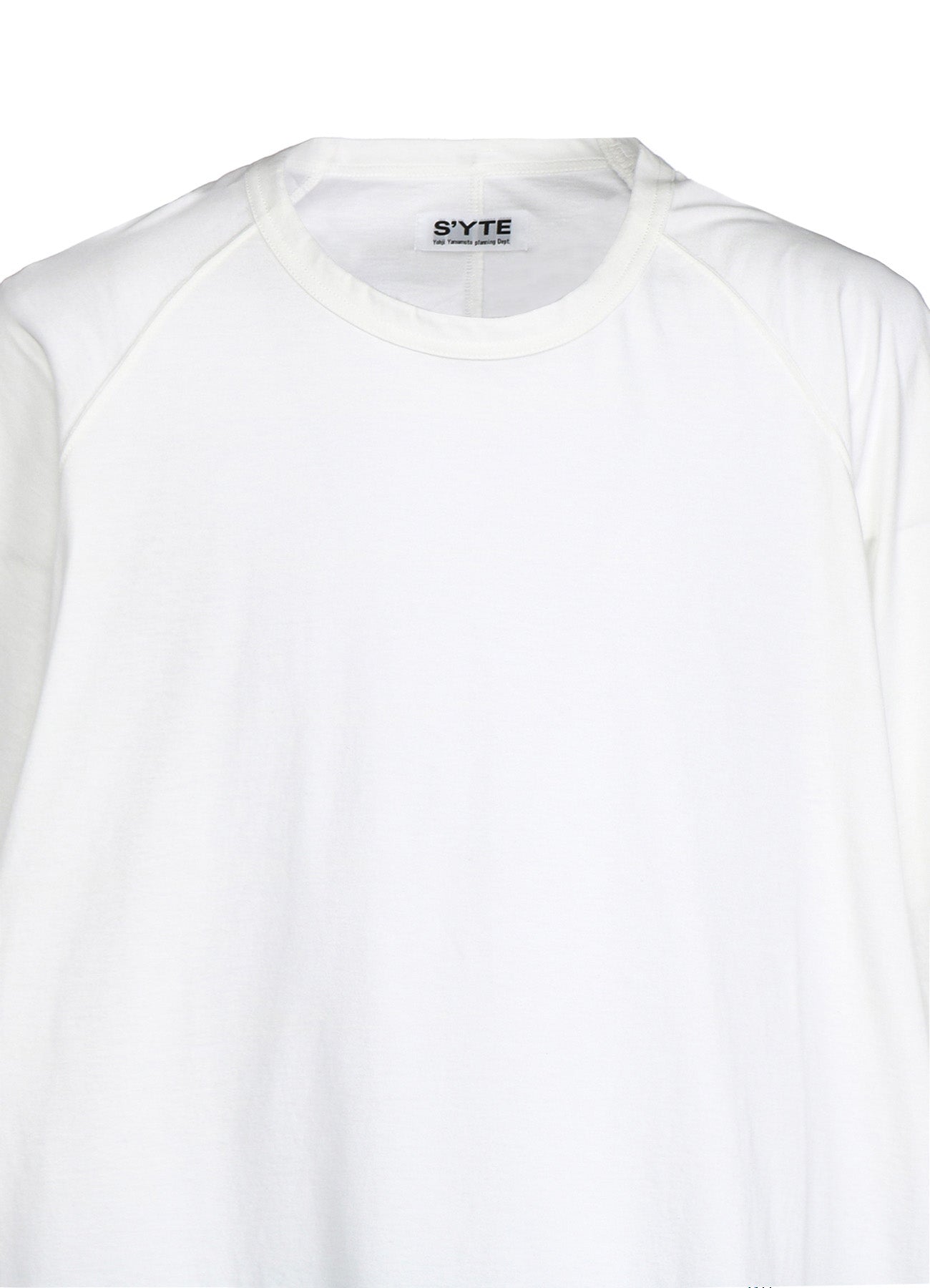 SOFT JERSEY BACK CENTER STITCH OVERSIZED RAGLAN SLEEVE T-SHIRT
