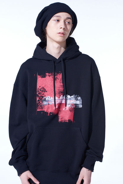 "THE LAST SUPPER" COLLAGE GRAPHIC HOODIE