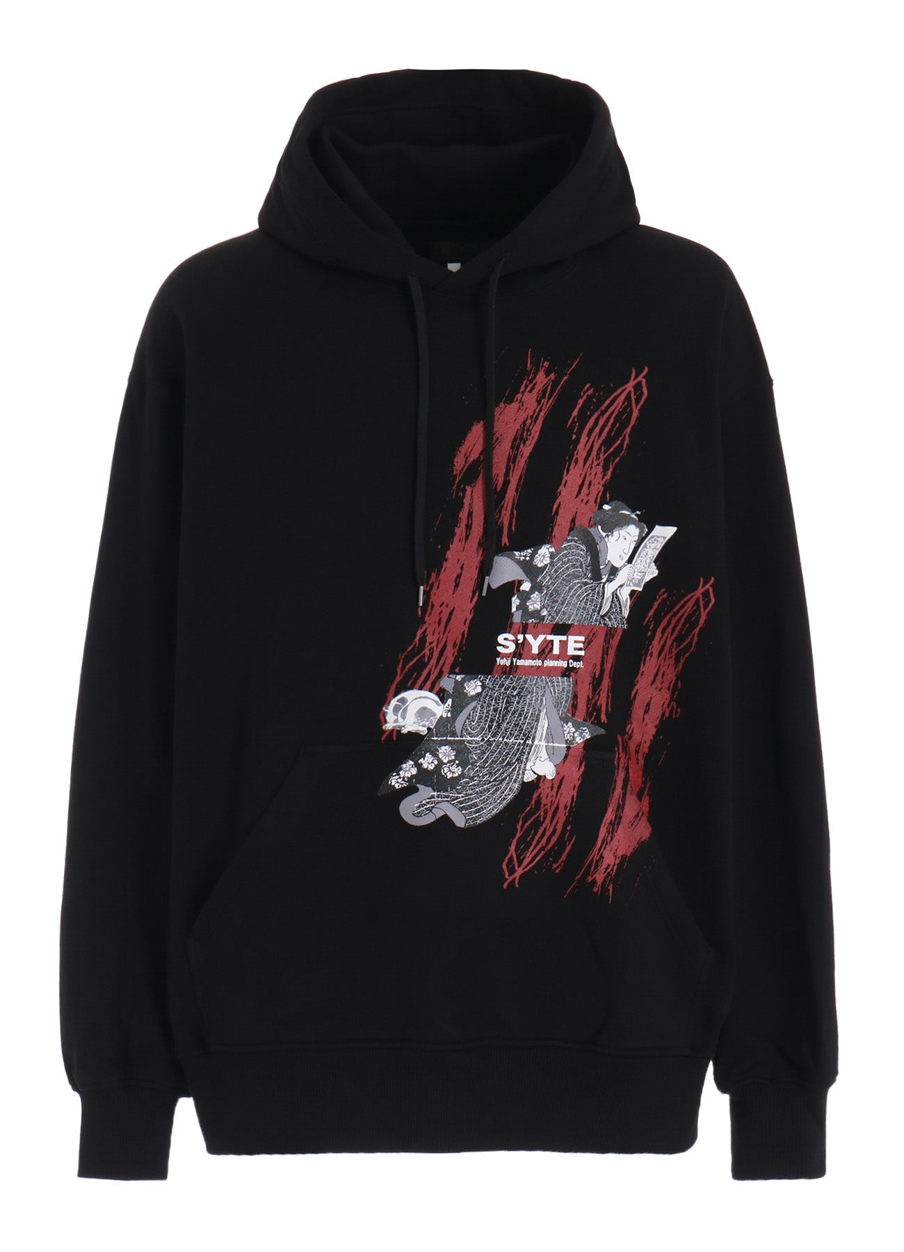 "CAT AND WOMAN" UKIYO-E GRAPHIC HOODIE