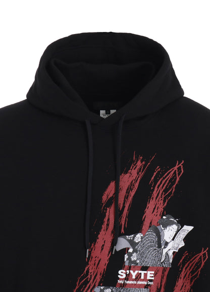 "CAT AND WOMAN" UKIYO-E GRAPHIC HOODIE