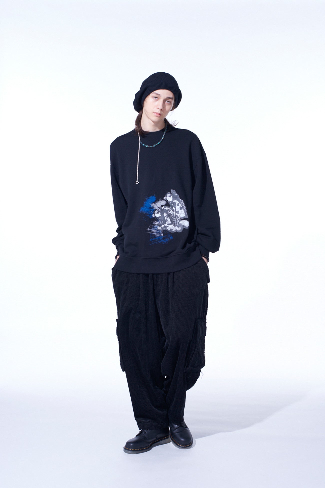 "WOMEN" UKIYO-E GRAPHIC PULLOVER