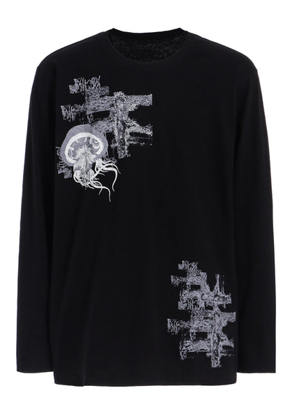 "JELLYFISH" GRAPHIC LONG-SLEEVED T-SHIRT