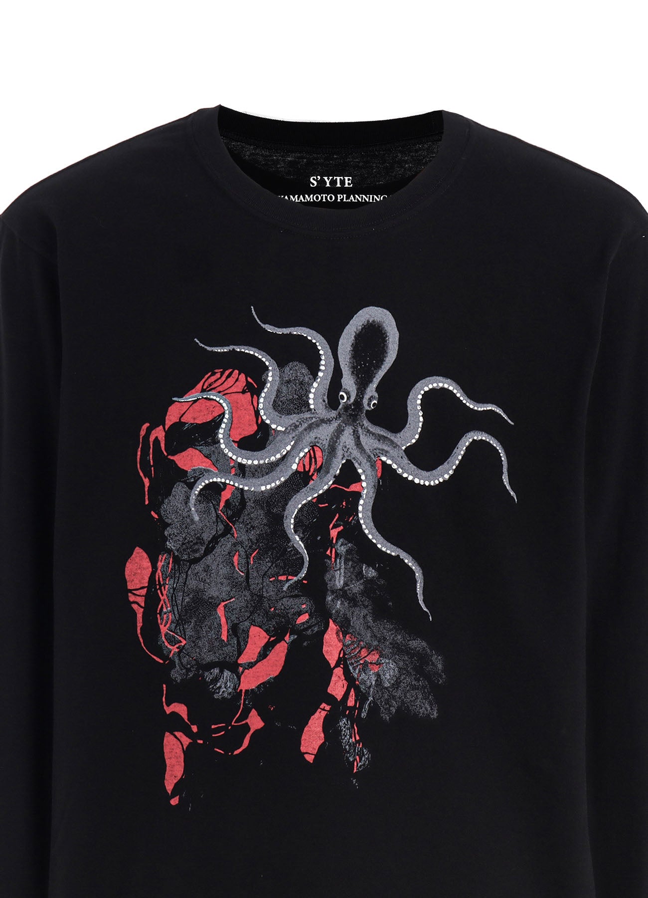 "OCTOPUS" GRAPHIC LONG-SLEEVED T-SHIRT