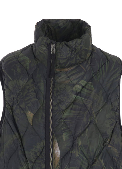 【12/5 12:00 Release】【S'YTE X TAION】DAHLIA CAMOUFLAGE QUILTED DOWN VEST