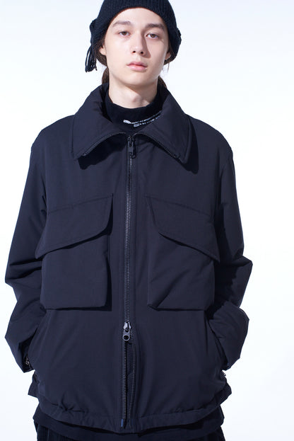 WATER-REPELLENT STRETCH TAFFETA OVERSIZED PUFFER BLOUSON