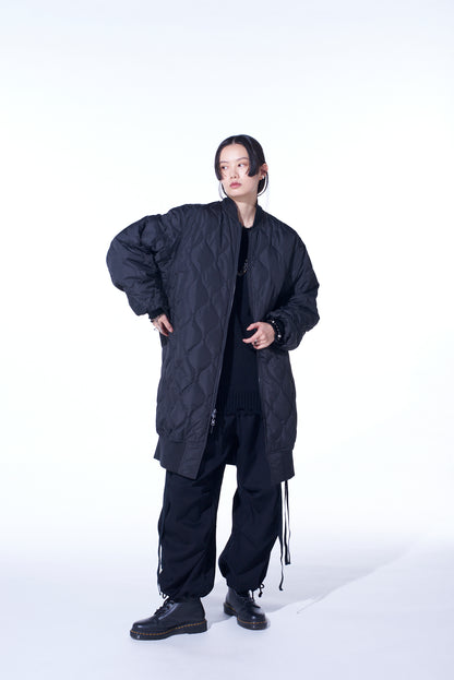 【S'YTE X TAION】QUILTED DOWN REVERSIBLE LONG MA-1