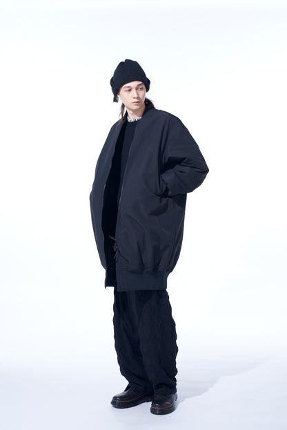 【S'YTE X TAION】QUILTED DOWN REVERSIBLE LONG MA-1