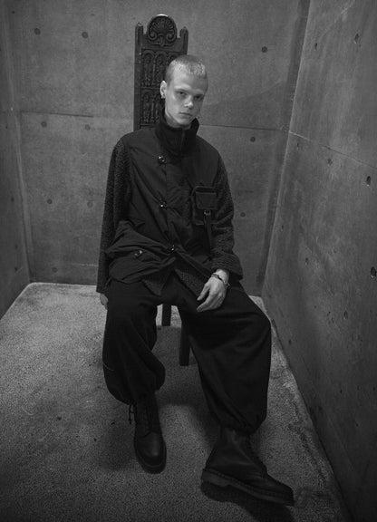 S'YTE X TAION REVERSIBLE UTILITY POUCH DOWN VEST
