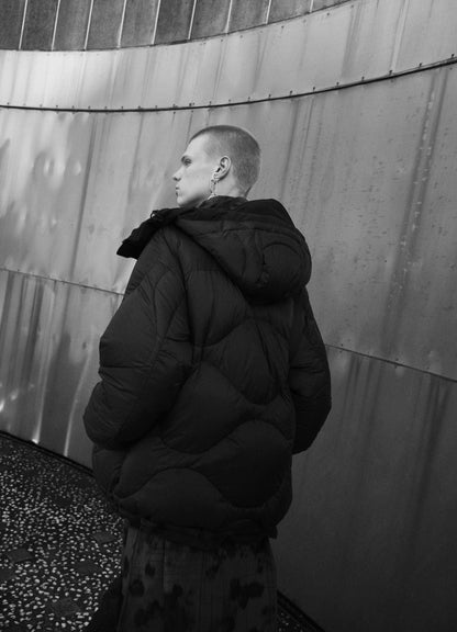 S'YTE X TAION REVERSIBLE UTILITY DOWN JACKET