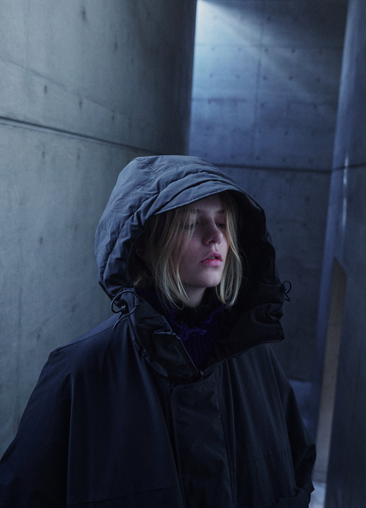 S'YTE X TAION REVERSIBLE UTILITY DOWN JACKET