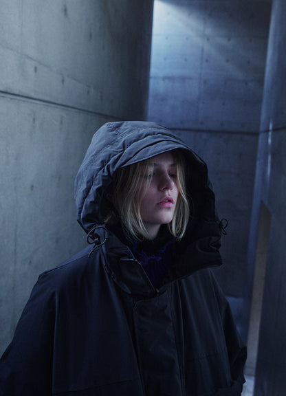 S'YTE X TAION REVERSIBLE UTILITY DOWN JACKET