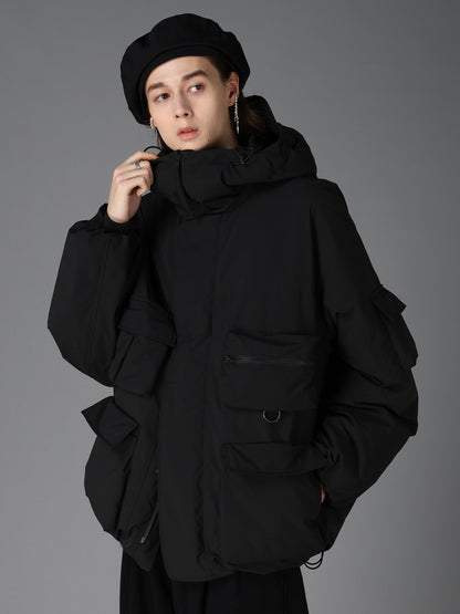 S'YTE X TAION REVERSIBLE UTILITY DOWN JACKET